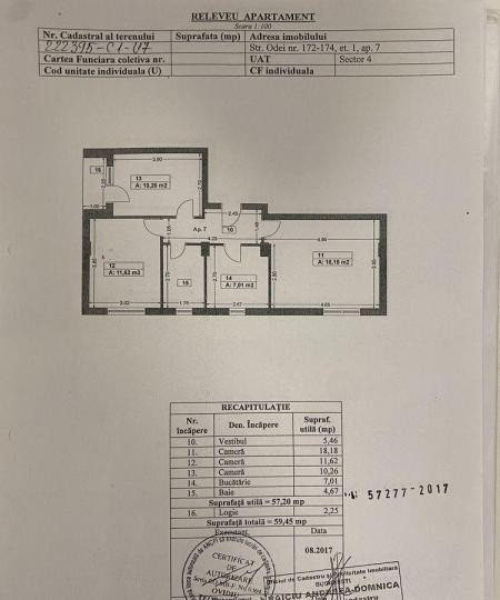 Apartament 3 camere Aurel Persu Metalurgiei
