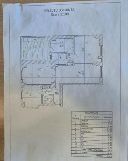 Apartament 4 Camere Unirii Fantani