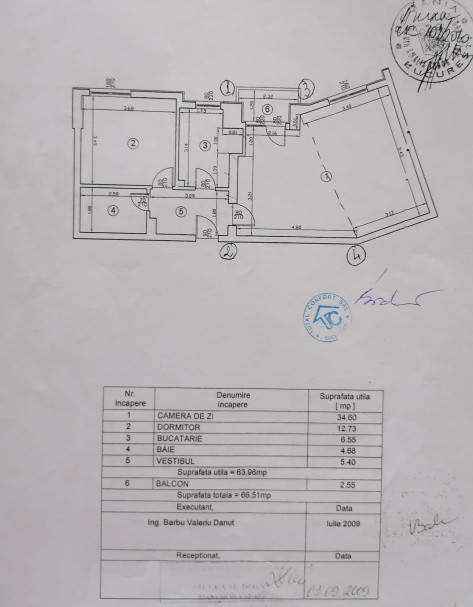 Apartament 3 Camere Decebal