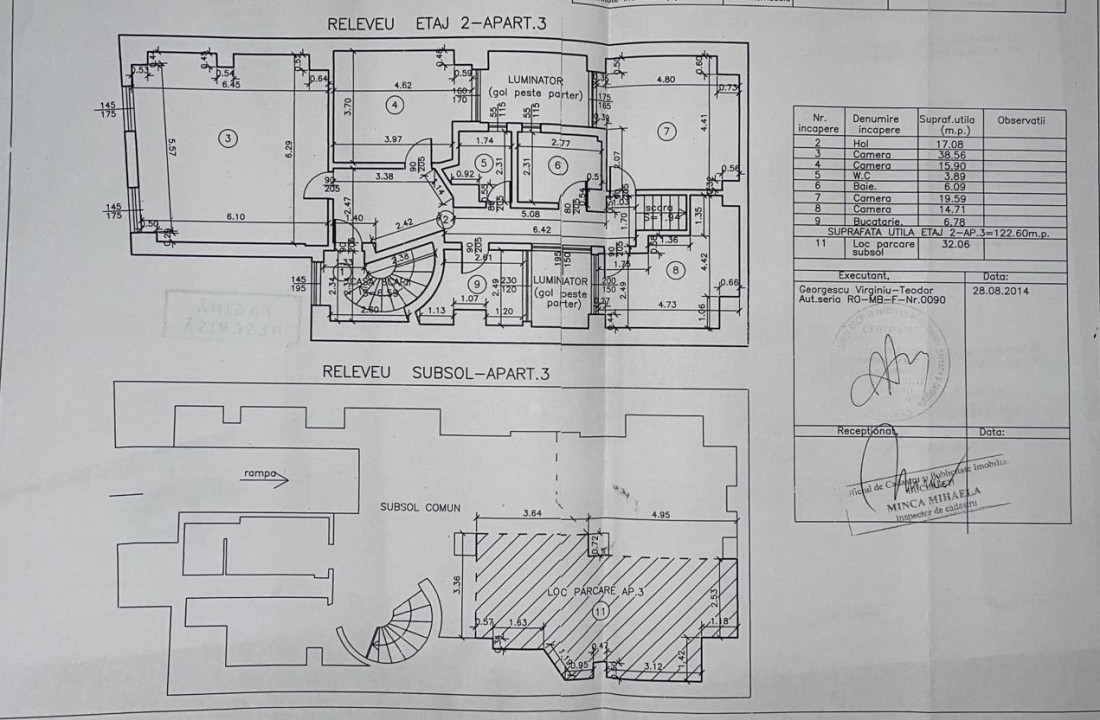 Apartament 5 camere+Terasa 120 mp+garaj -zona - Primaria Sector 1 -Banu Manta