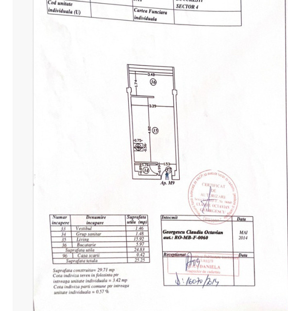 Apartament 2 camere Oltenitei-Aparatori