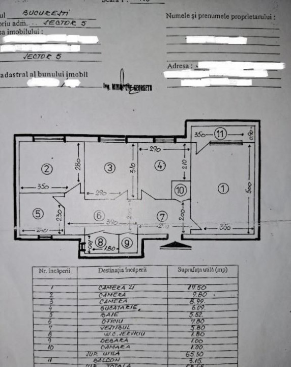 APARTAMENT 3 CAMERE - BLOC REABILITAT - ZONA MARGEANULUI