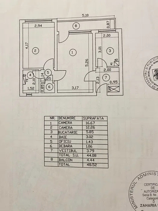 Apartament - 2 camere - semidecomandat - Sos Colentina 