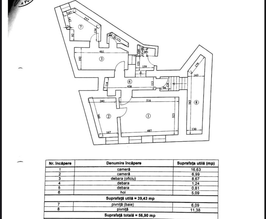 Apartament 2 camere- Mosilor-Parcul Izvorul Rece- Centrala termica