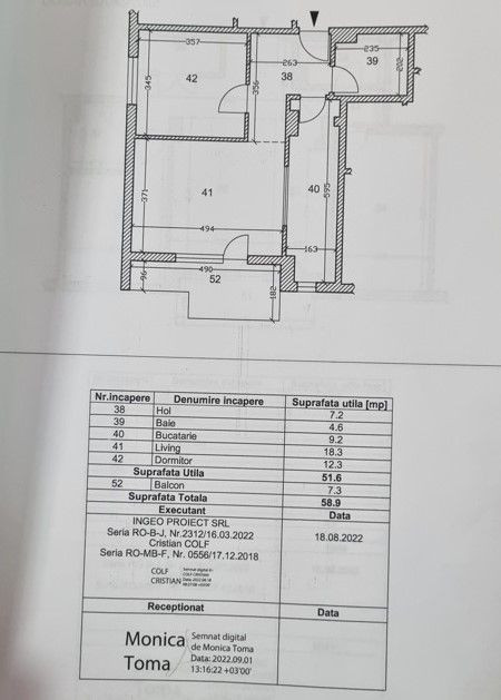 Apartament 2 Camere - Finisaje la Alegere - P/4 - Fundeni