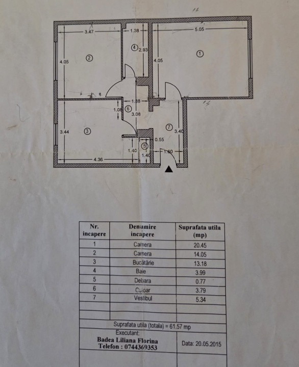 Apartament 2 camere decomandat metrou Brancoveanu- centrala propie