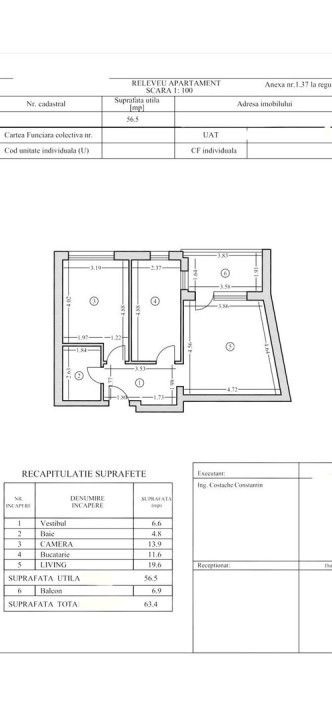 Apartament 3 Camere Ultralux la Piața Unirii - Finisaje Premium