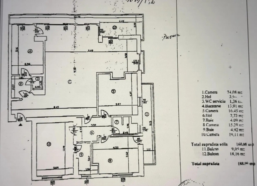 Apartament - 4 camere- parcare subterna- zona Primăverii