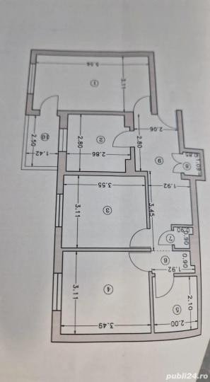 Apartament - 3 camere - decomandat - Mihai Bravu 