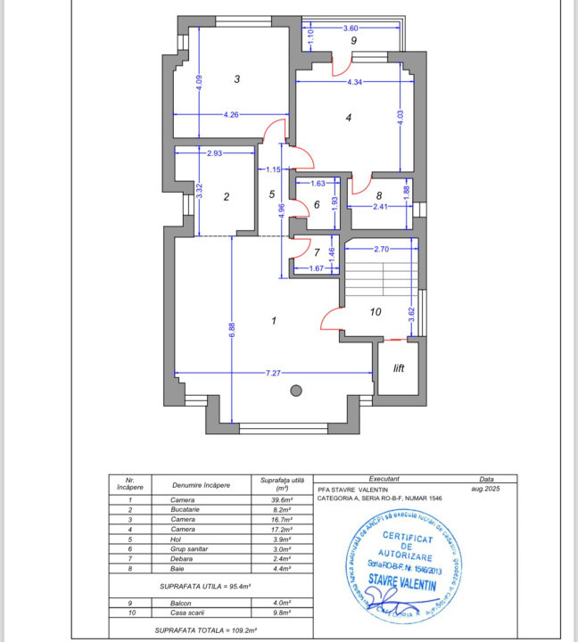 Apartament -3 camere - decomandat - Calea Mosilor - Obor 