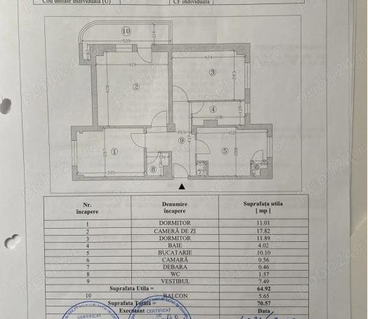 APARTAMENT 3 CAMERE PARC TINERETULUI