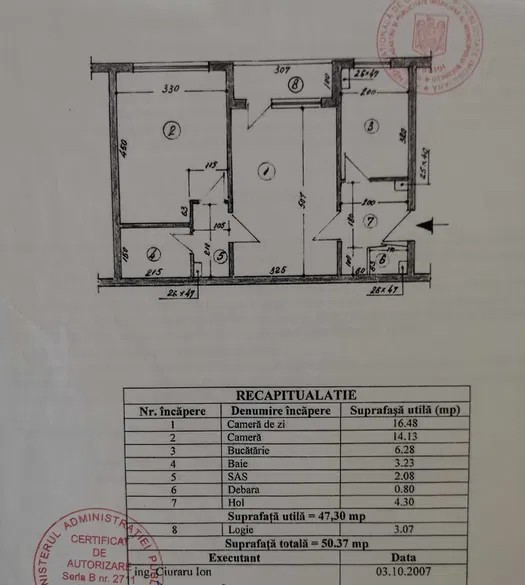 Apaetament 2 camere- semidecomandat- zona Drumul Taberei