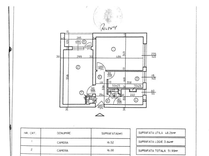 Apartament -2 camere - decomandat - Emil Racovita