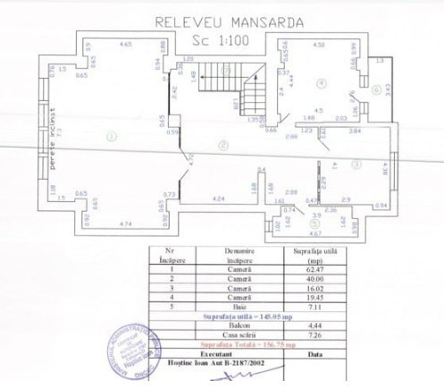 Apartament 8 camere-decomandat-zona Arcul de Triumf