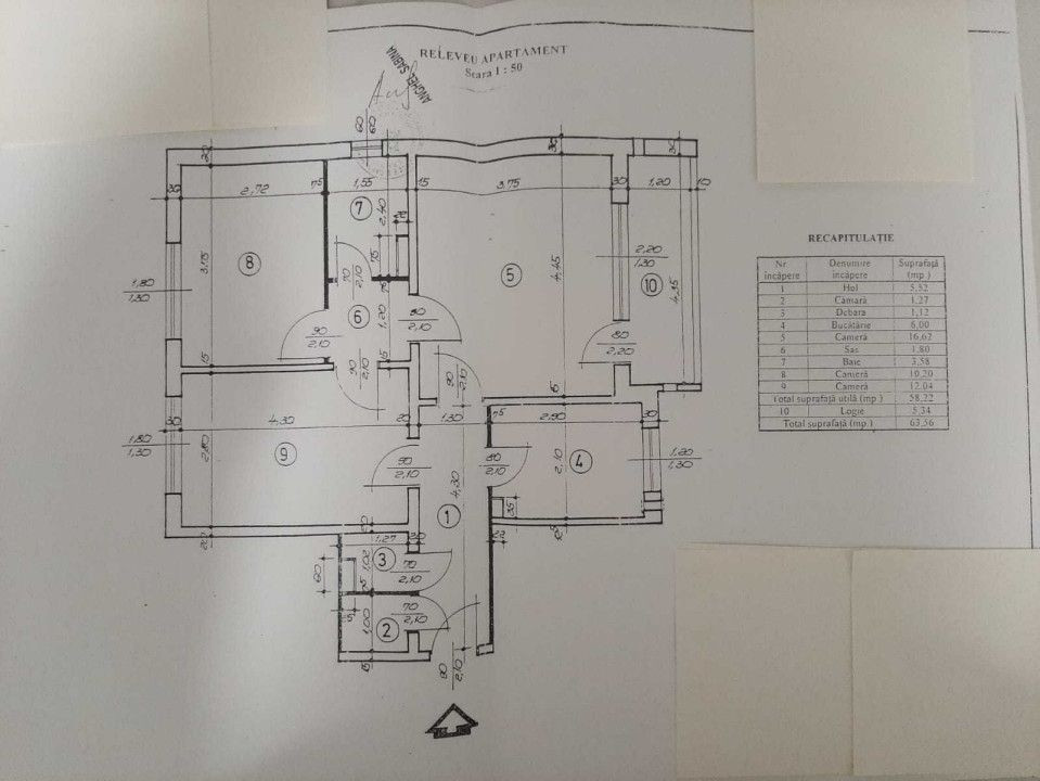 Apartament 3 camere - BLOC ANVELOPAT - zona DRUMUL TABEREI