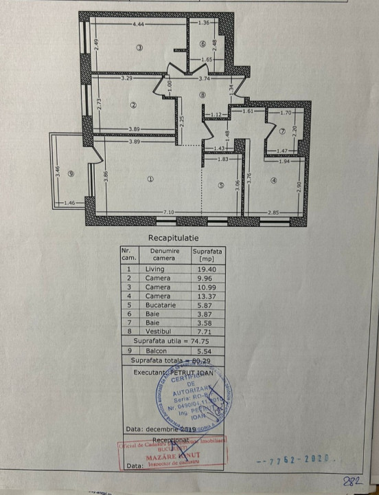 Apartament 4 camere Hercesa -parcare - boxa- zona Morarilor / Basarabia