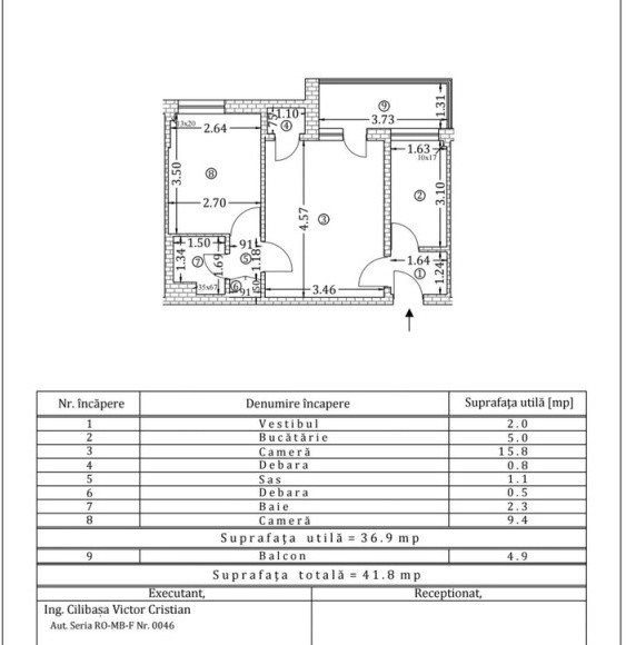 Apartament 2 camere – Pta Amzei - Pta Romana