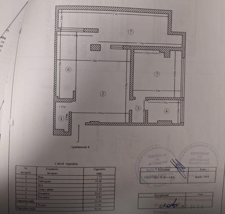 Apartament - 2 camere - decomandat - Pipera 