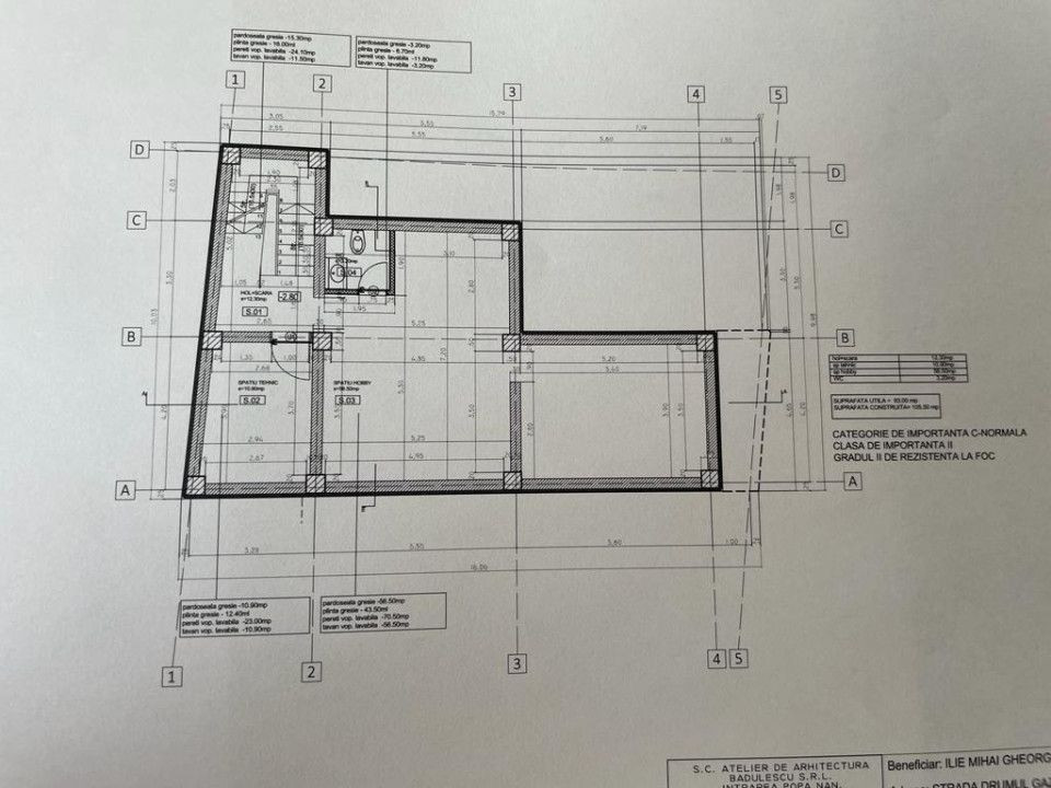 Spatiu comercial S+ P+3 430 mp Drumul Gazarului-Brancoveanu