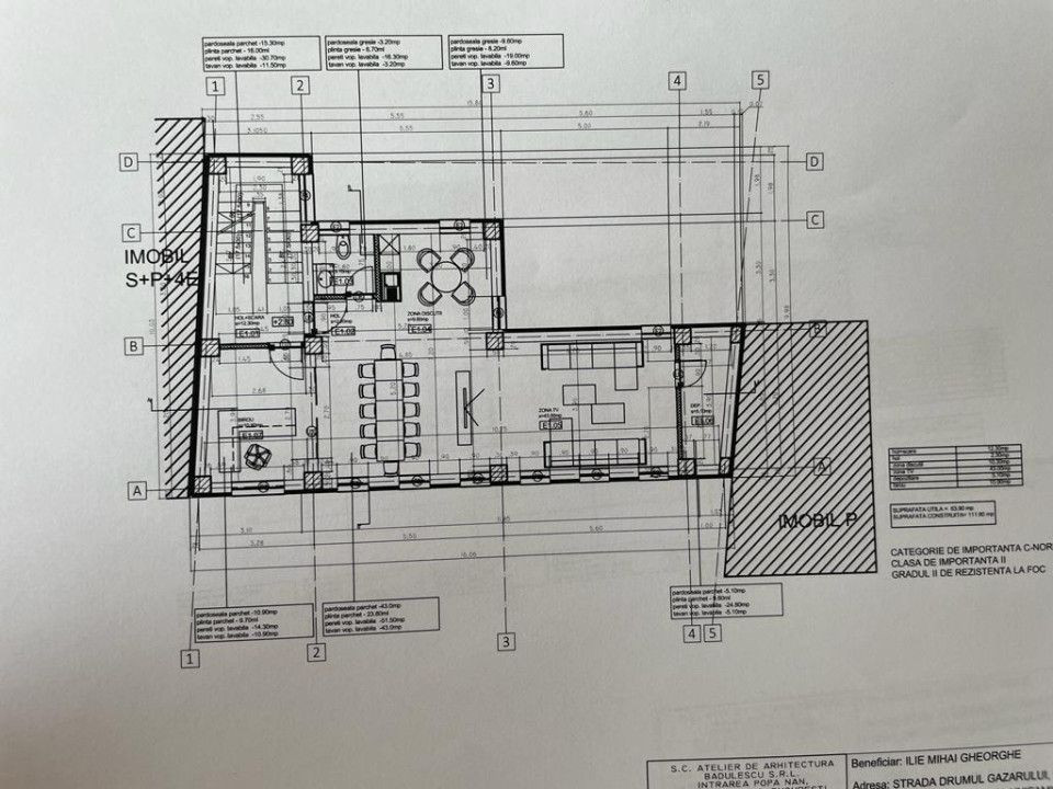 Spatiu comercial S+ P+3 430 mp Drumul Gazarului-Brancoveanu