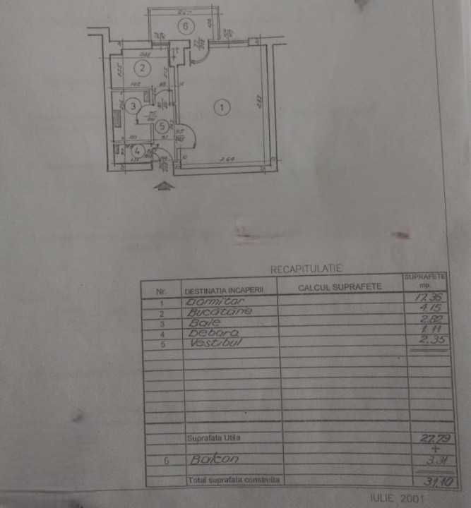 Garsoniera de vanzare - zona  Piata Victoriei