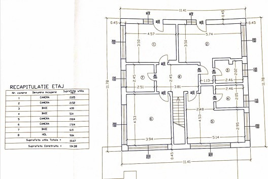 Vilă spațioasă -7 camere-vedere panoramică-Azuga