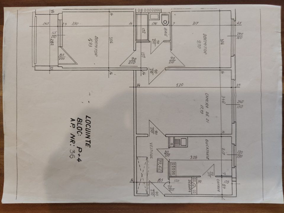 Apartament 3 Camere -Bloc Reabilitat- Rahova