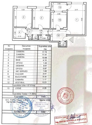 Apartament - 3 camere - decomandat - Berceni