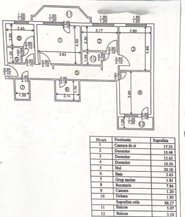 Apartament 4 camere-decomandat-renovat-zona Lujerului