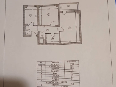 Apartament 2 camere  decomandat – Rahova