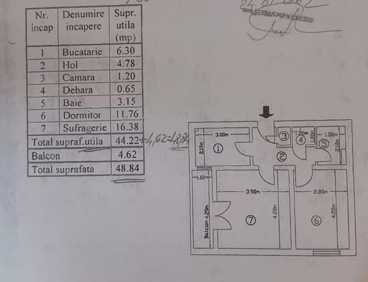 Apartament - 2 camere - Decomandat - NIcolae Grigorescu 