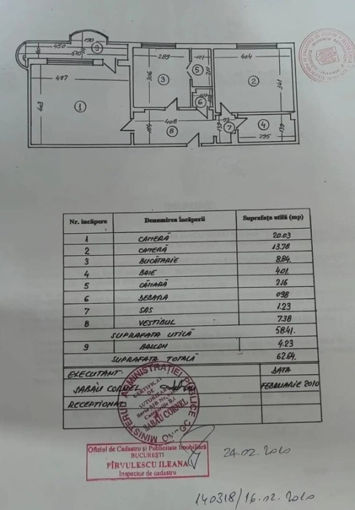 Apartament 2 camere-decomandat-zona Sebastian