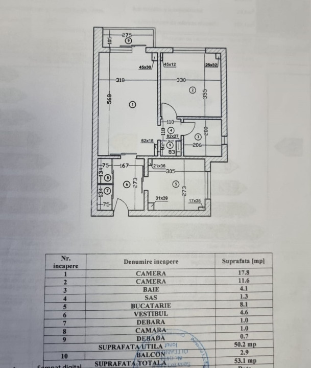 Apartament 2 camere-zona Titan