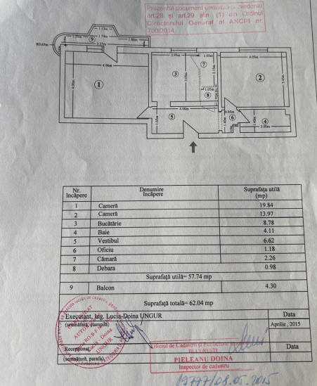 Apartament 2 camere Brancoveanu - Oltenitei