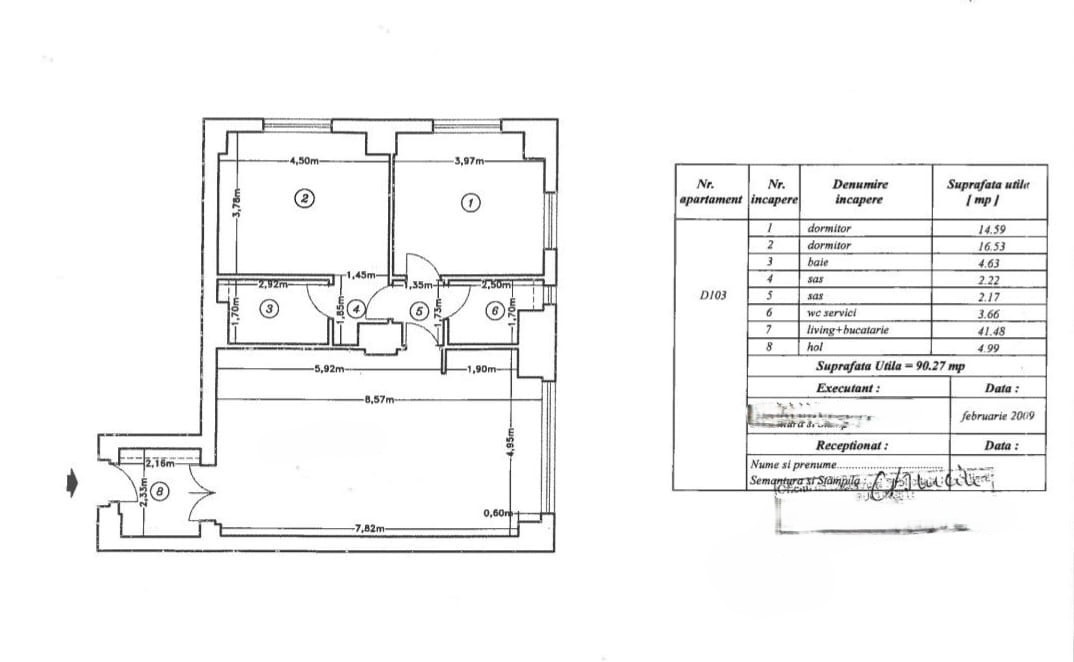 Apartament de inchiriat-3 camere-parcare-boxa-Orhideea Gardens