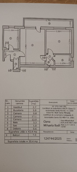 Apartament 2 camere Constantin Brancoveanu - SPitalul Budimex