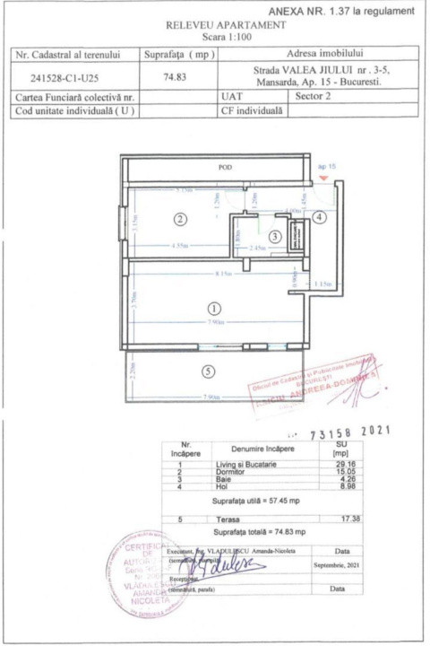 Apartament 2 camere + loc de parcare inclus – zona Fundeni - Colentina