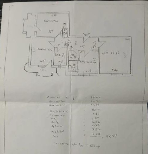 Apartament 4 camere  decomandat – Rahova - Sebastian