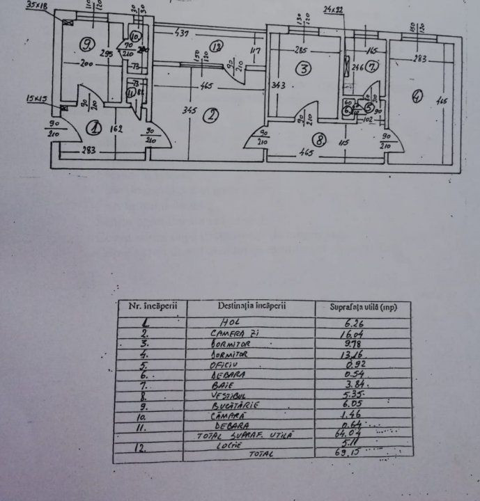 Apartament 3 camere - Zona Alexandru Obregia