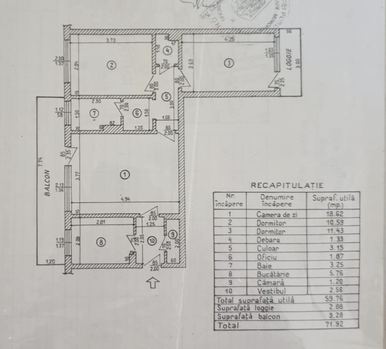 Apartament 3 camere-semidecomandat-zona Drumul Taberei - Favorit