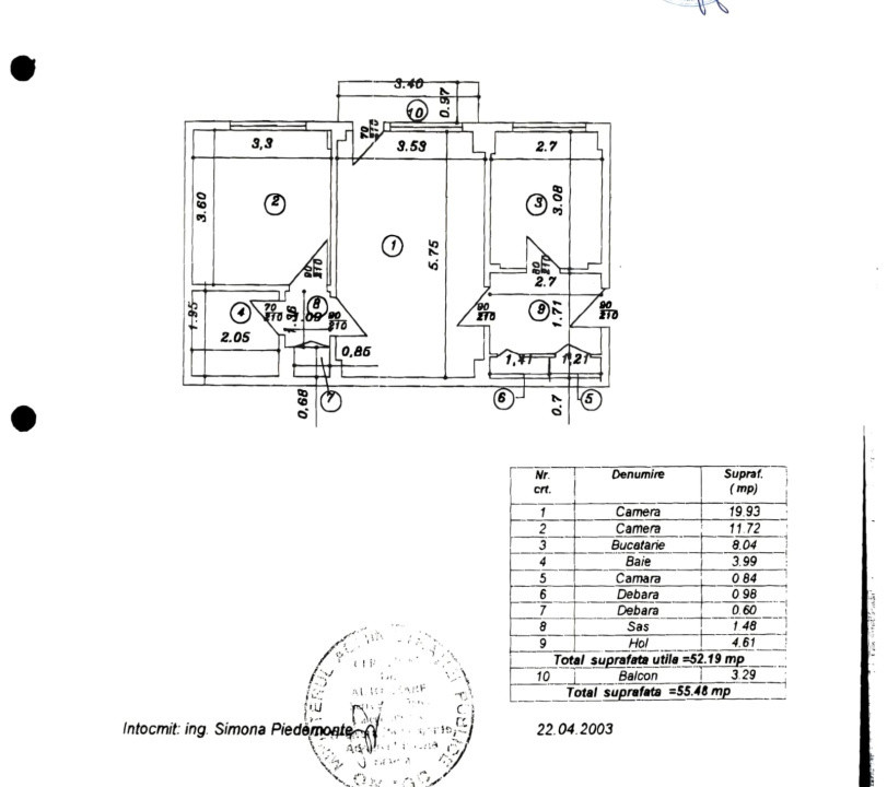 Apartament 2 camere-zona 13 Septembrie/ Panduri
