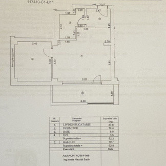 Apartament - 2 camere - decomandat - Pipera / Iancu de Hunedoara 
