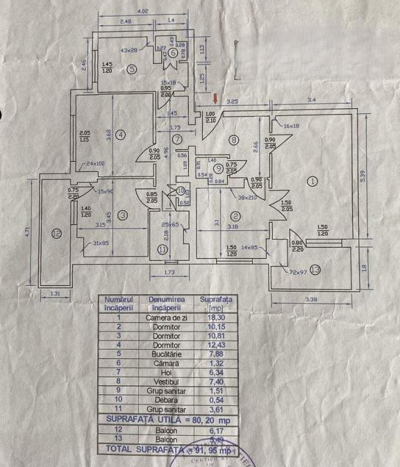 Apartament de vanzare 4 camere- decomandat-zona Pantelomon