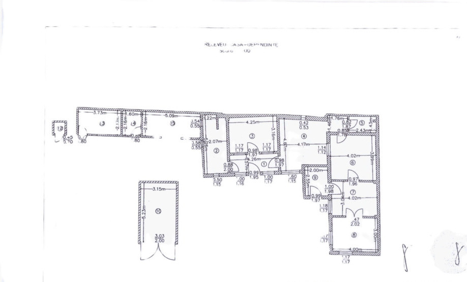 Casa Rahova -Alexandriei ,teren 560 MP