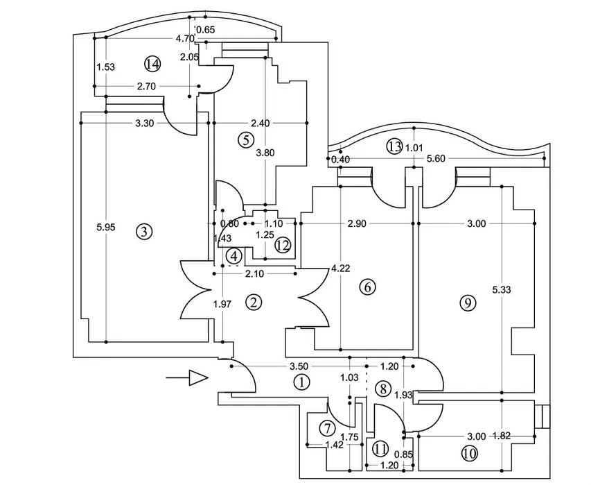 Apartament 3 camere-decomandat- zona Unirii