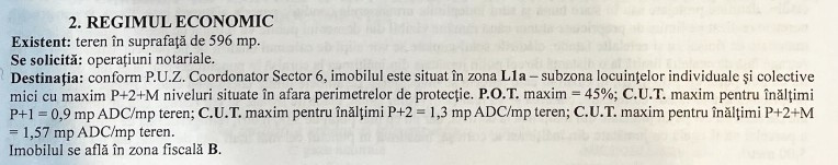 Teren intravilan- zona Pacii-Sector 6