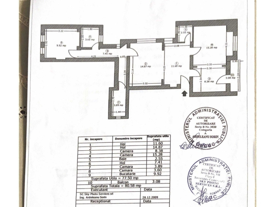 Apartament 4 camere - zona Cismigiu