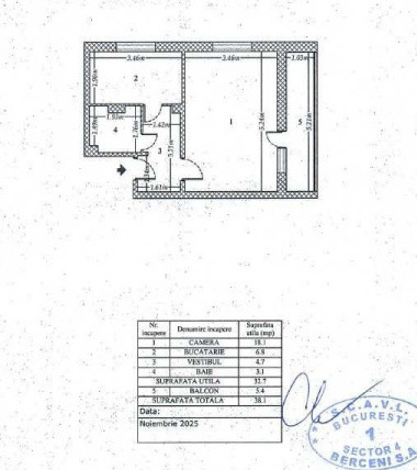 Garsoniera zona Piata Sudului / Aparatorii Patriei