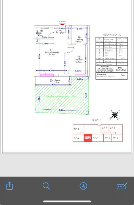 APARTAMENT 2 CAMERE-PIPERA-GRADINA PROPRIE-MTM 2024 