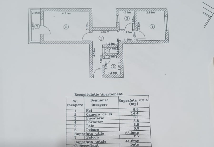 Apartament 2 camere – Drumul Taberei